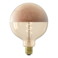 Димируема LED крушка с капачка FILAMENT G125 E27/4W/230V 1800K медна CRI 90