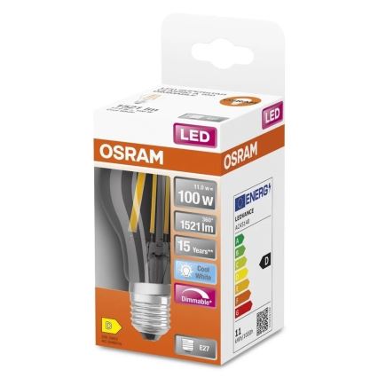 Димируема LED крушка SUPERSTAR VINTAGE E27/11W/230V 4000K - Osram