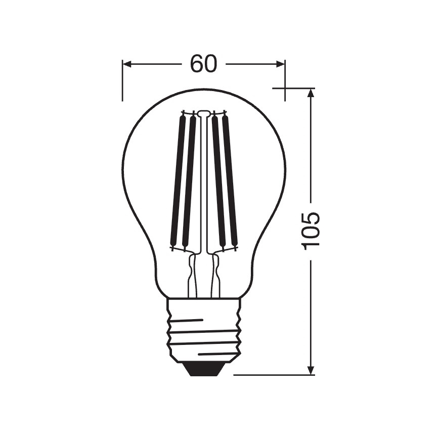 Димируема LED крушка SUPERSTAR VINTAGE E27/11W/230V 4000K - Osram