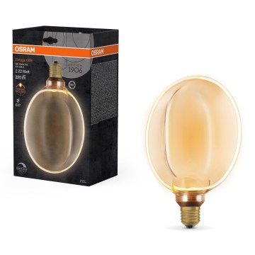 Димируема LED крушка VINTAGE E27/4W/230V 1800K златна - Osram
