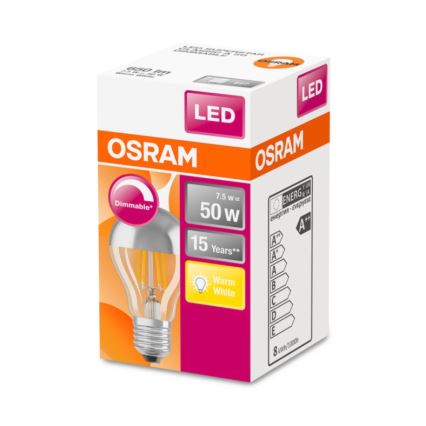 Димируема LED крушка VINTAGE E27/7,5W/230V 2700K - Osram
