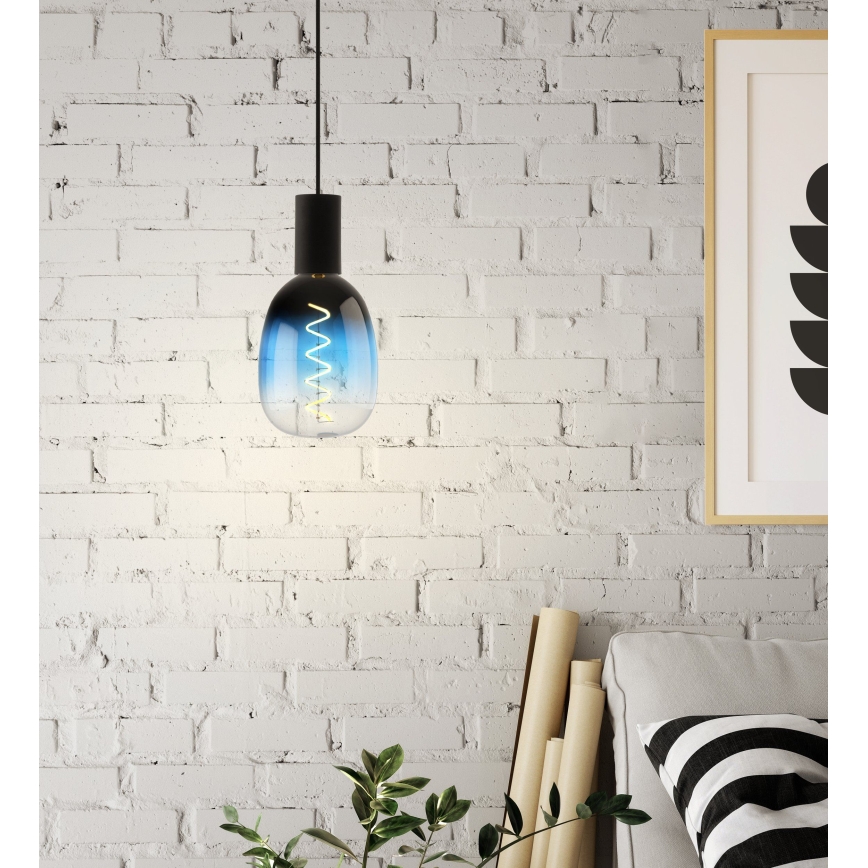Димируема LED крушка VINTAGE T120 E27/4W/230V 2000K синя - Eglo 110224