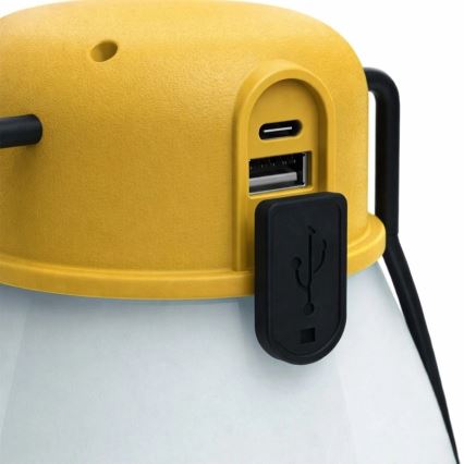 Димируема преносима акумулаторна LED лампа с функция powerbank LUMINA MINIO LED/5V 1800 mAh IP44 жълта