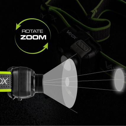 Димируема презареждаема челна лампа LED/10W/5V/3xAAA IP66 800 лм 1000 mAh