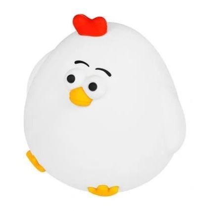 LED димируема презареждаема детска нощна лампа LED/1W/5V 3000K 800 mAh пиленце