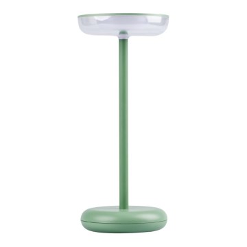 Димируема презареждаема LED лампа FLUXY LED/1,7W/1800 mAh IP44 зелена