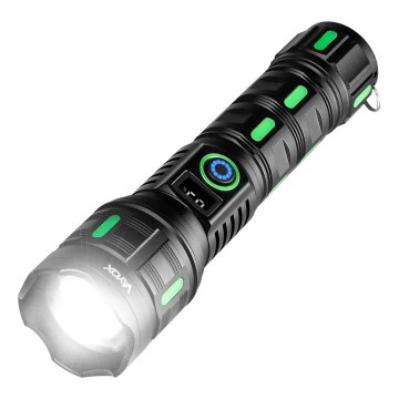 Димируема презареждаема LED лампа с функция пауърбанк LED/20W/5V IP44 1200 lm 5000 mAh