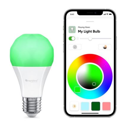 Димируема RGB LED крушка ESSENTIALS A19 E27/8W/230V 2700-6500K - Nanoleaf