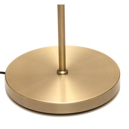 Димируема LED подова лампа NORA LED/25W/230V 2200/3000/4000K + LED/5W 3000K златна + дистанционно управление