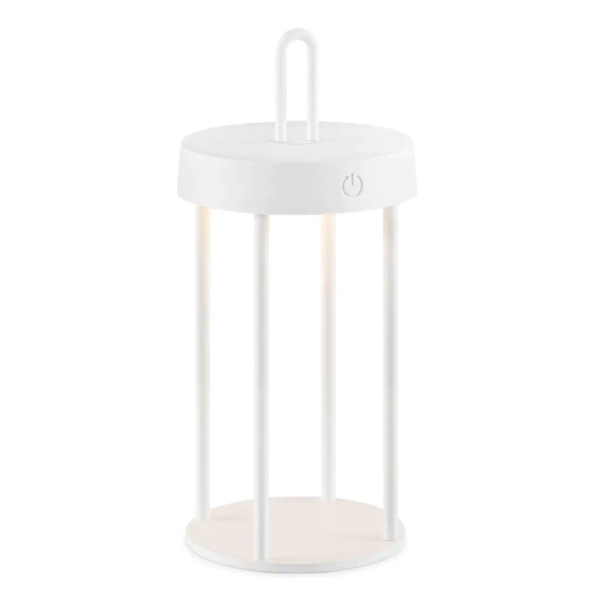 LED димируема външна презареждаема сензорна настолна лампа GENTLE LED/1,5W/3,7V 3000 mAh IP44 бяла