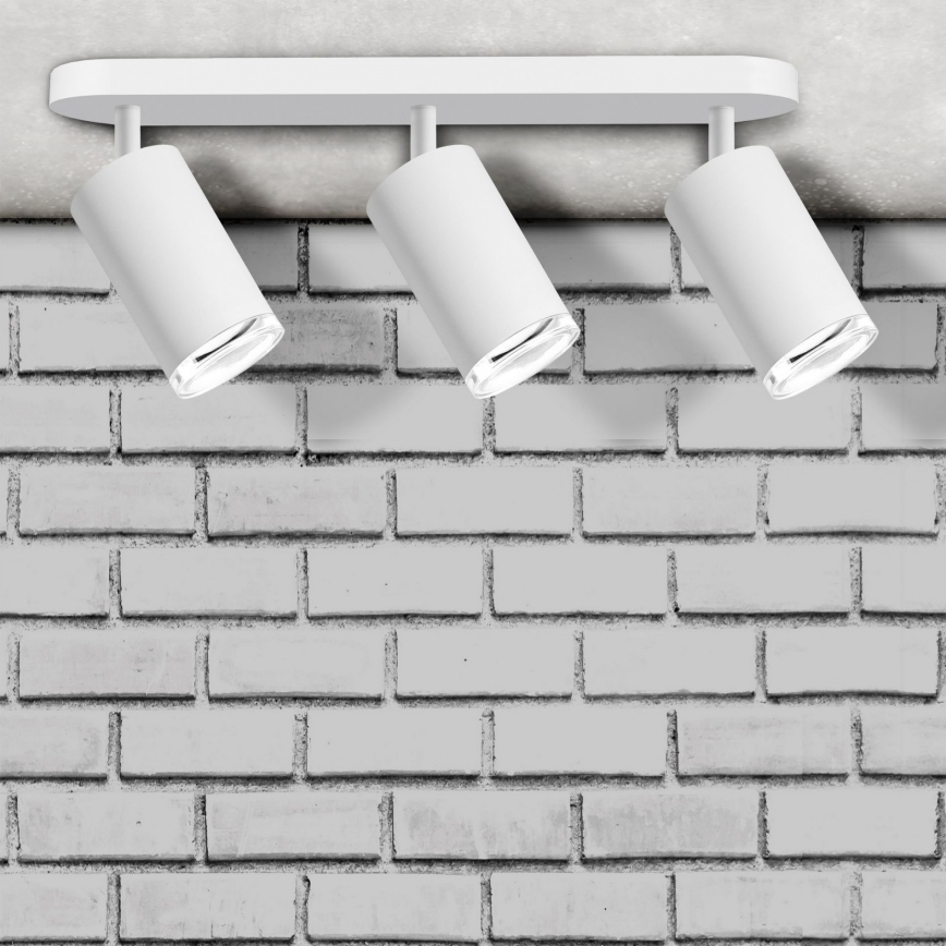 LED RGBW димируемо точково осветително тяло за баня TURYN 3xGU10/6,5W/230V 2700-6500K Wi-Fi IP44 бяло