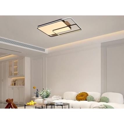 Димируемо LED таванно осветително тяло 280W/230V 3000-6500K + дистанционно управление
