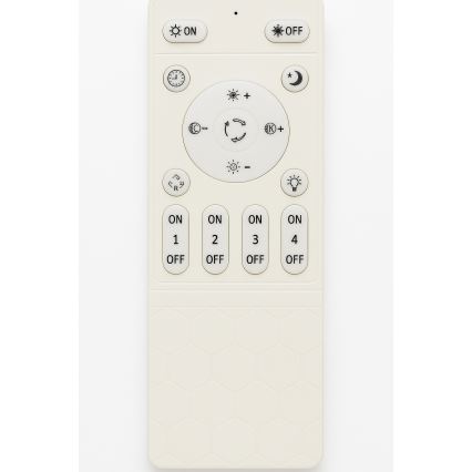 LED Димируемо таванно осветително тяло LED/45W/230V 3000-6500K черно + дистанционно управление