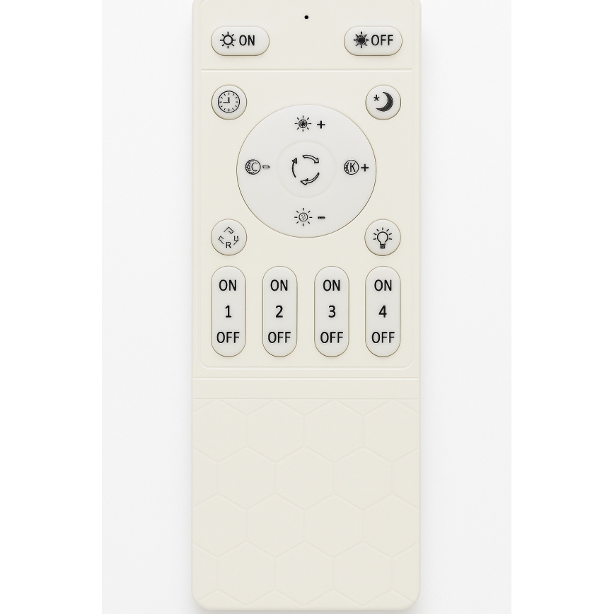 LED Димируемо таванно осветително тяло LED/45W/230V 3000-6500K черно + дистанционно управление