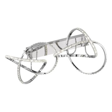 Димируемо LED таванно осветително тяло ABRO LED/49W/230V, лъскав хром