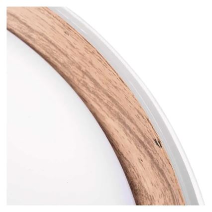 LED димируемо таванно осветително тяло ILVI LED/45W/230V 2700-6500K Ø 50 см бяло/бежово + дистанционно управление