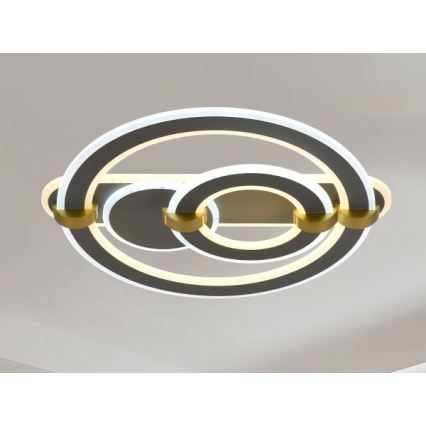 Димируемо LED таванно осветително тяло LED/120W/230V 3000-6500K + дистанционно управление