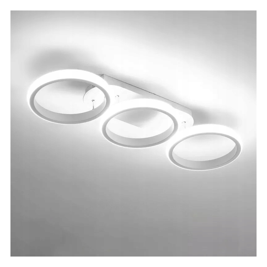 Димируемо таванно LED осветително тяло LED/30W/230V 3000-6500K бяло Wi-Fi Tuya + дистанционно управление