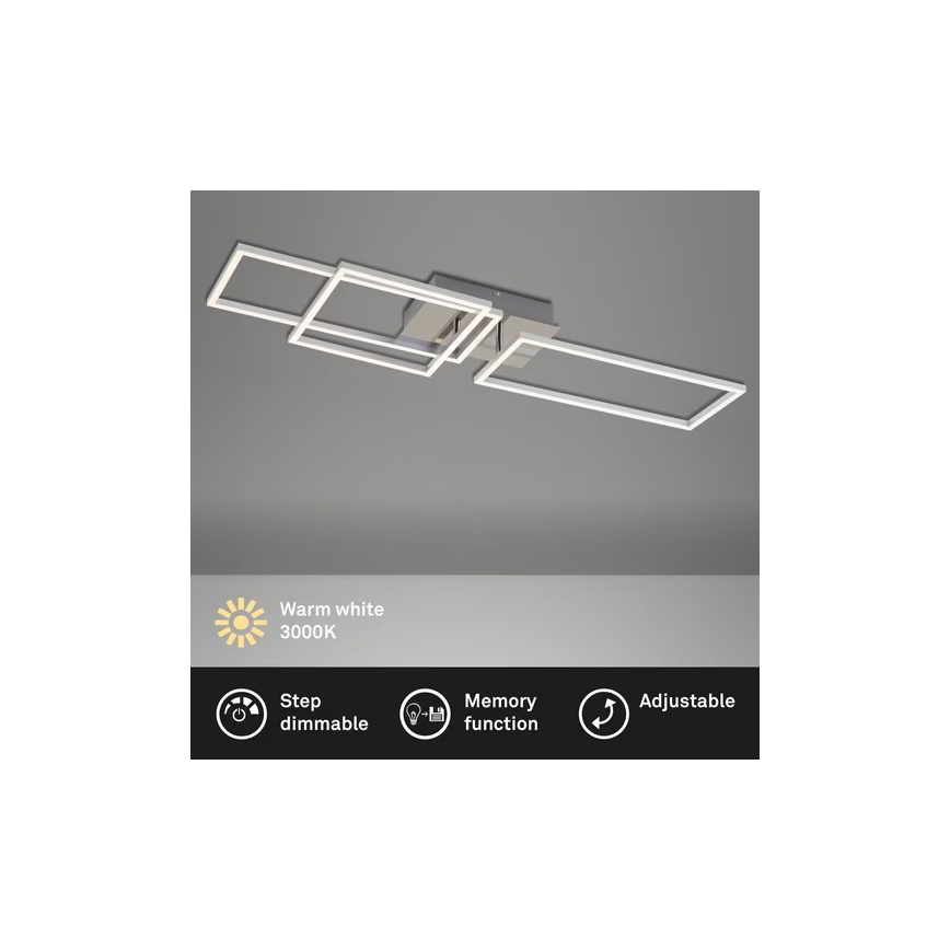 Димируемо LED таванно осветително тяло LED/42W/230V 3000K матов хром