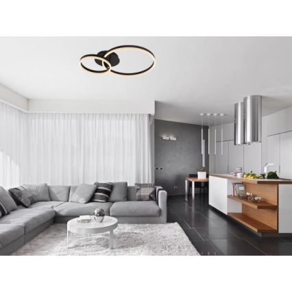 Димируемо LED таванно осветително тяло LED/55W/230V 3000-6500K + дистанционно управление