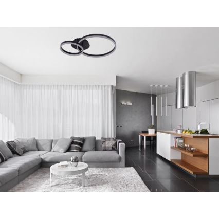 Димируемо LED таванно осветително тяло LED/55W/230V 3000-6500K + дистанционно управление