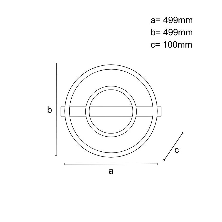 Димируемо LED таванно осветително тяло LED/60W/230V 3000-6500K + дистанционно управление