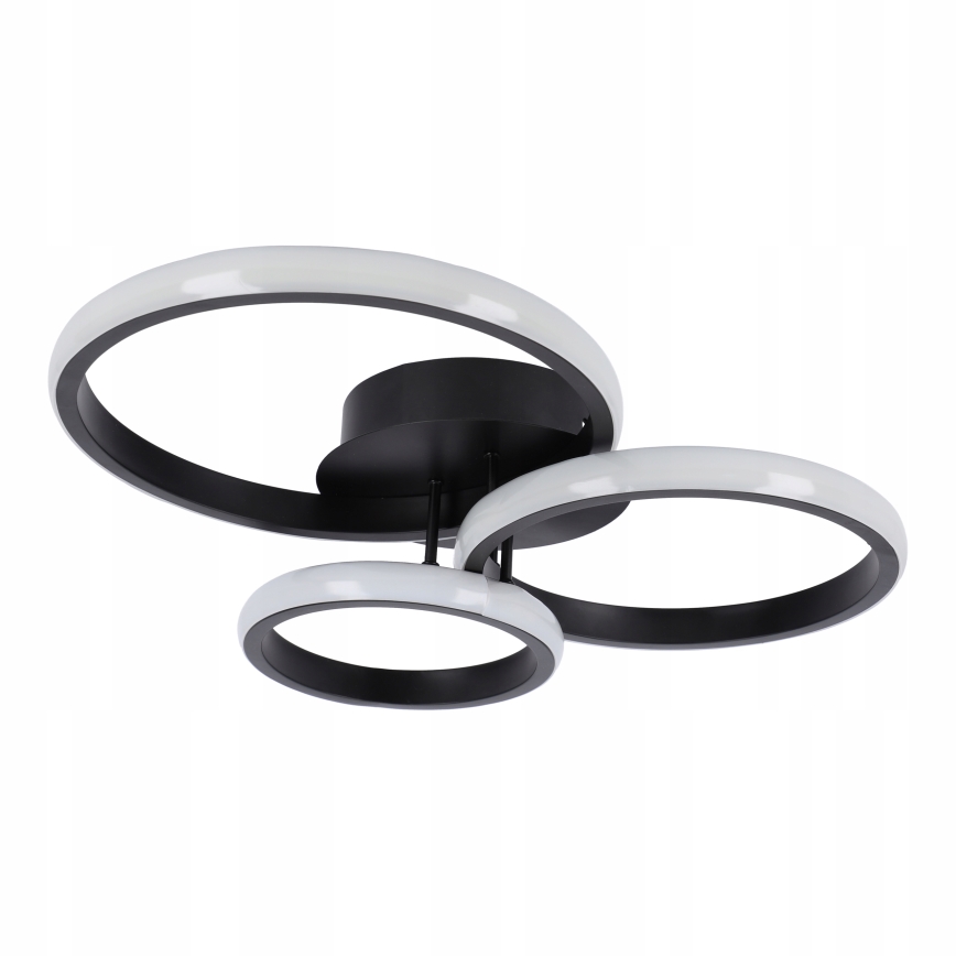 LED димируемо таванно осветително тяло LED/70W/230V 3000-6500K черно + дистанционно управление