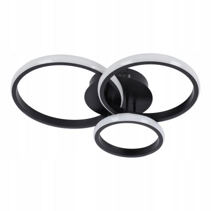 LED димируемо таванно осветително тяло LED/70W/230V 3000-6500K черно + дистанционно управление