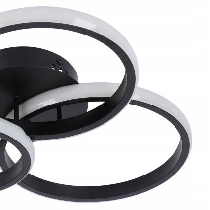 LED димируемо таванно осветително тяло LED/70W/230V 3000-6500K черно + дистанционно управление