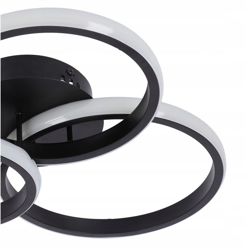 LED димируемо таванно осветително тяло LED/70W/230V 3000-6500K черно + дистанционно управление