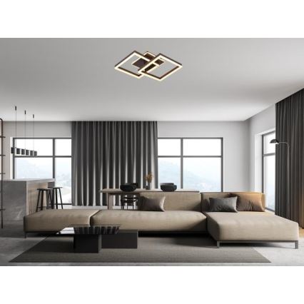 Димируемо LED таванно осветително тяло LED/80W/230V 3000–6500K + дистанционно управление