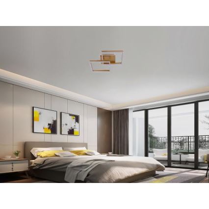 Димируемо LED таванно осветително тяло LED/80W/230V 3000-6500K + дистанционно управление