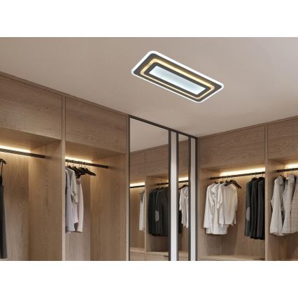 Димируемо LED таванно осветително тяло LED/85W/230V 3000-6500K сиво + дистанционно управление