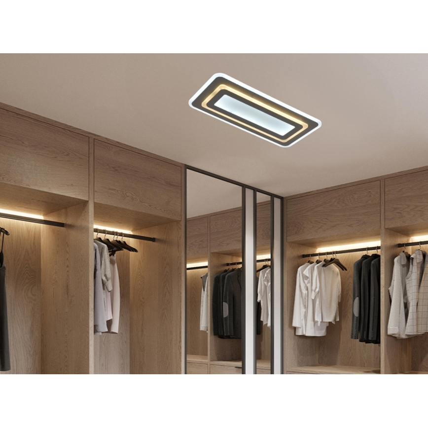 Димируемо LED таванно осветително тяло LED/85W/230V 3000-6500K сиво + дистанционно управление