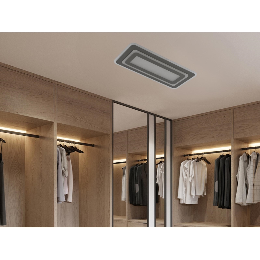 Димируемо LED таванно осветително тяло LED/85W/230V 3000-6500K сиво + дистанционно управление
