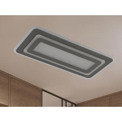 Димируемо LED таванно осветително тяло LED/85W/230V 3000-6500K сиво + дистанционно управление