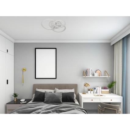 Димируемо LED таванно осветително тяло LED/90W/230V 3000-6500K + дистанционно управление