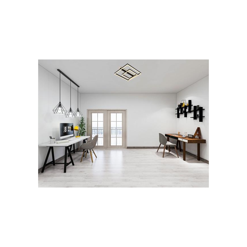 Димируемо LED таванно осветително тяло LED/95W/230V 3000-6500K + дистанционно управление
