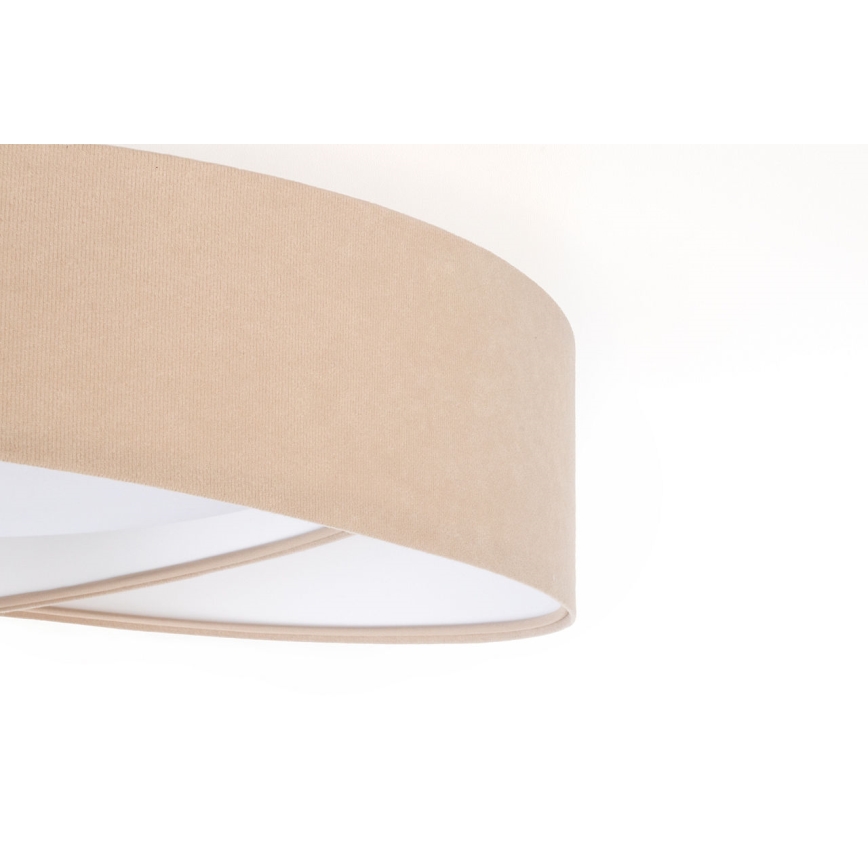 Димируем LED плафон SMART GALAXY MODERN LED/24W/230V, 3000-6500K, диаметър 55 см, бежово/бяло + дистанционно управление