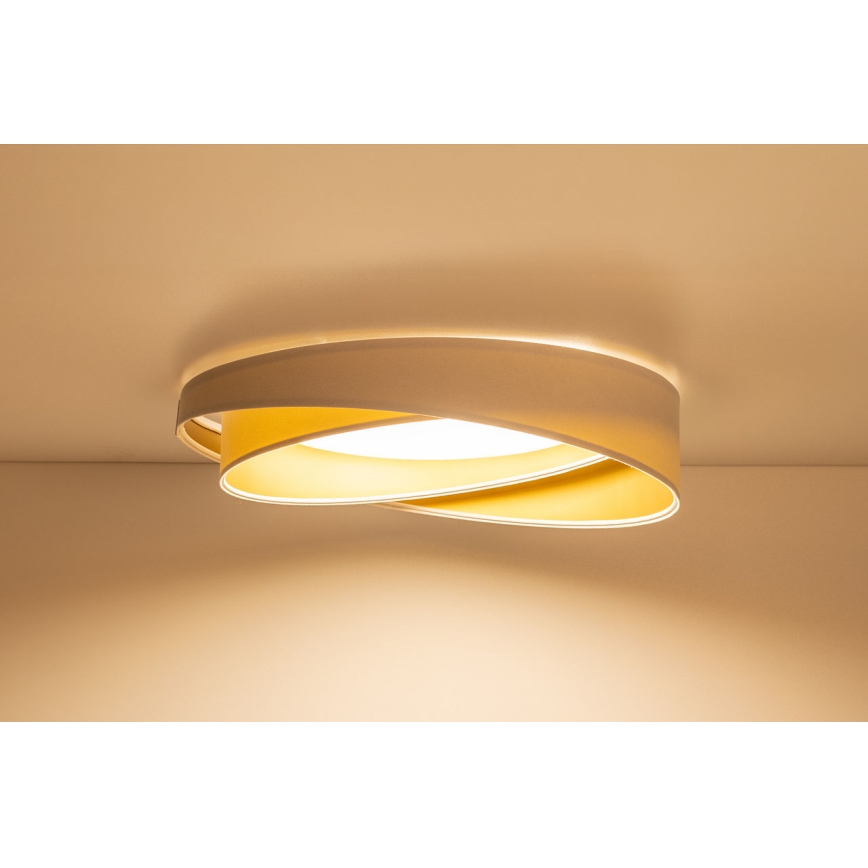 Димируемо LED таванно осветително тяло SMART GALAXY MODERN LED/24W/230V 3000–6500K Ø 55 см бяло/златно + дистанционно управление