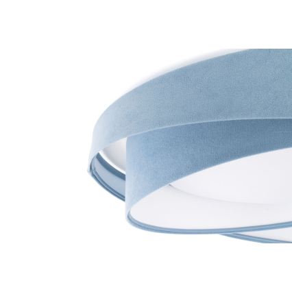 LED димируемо таванно осветително тяло SMART GALAXY MODERN LED/24W/230V 3000–6500K диаметър 55 см, синьо + дистанционно управление