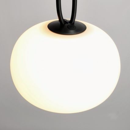 LED димируемо презареждаемо външно осветително тяло VENEZIA LED/1,5W/5V 2500K IP54 2600 mAh черно
