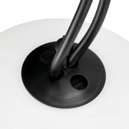 LED димируемо презареждаемо външно осветително тяло VENEZIA LED/1,5W/5V 2500K IP54 2600 mAh черно