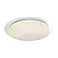 Димируемо таванно осветително тяло SONIC LED/100W/230V 3000-6000K Ø 85 см бяло + дистанционно управление
