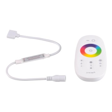 Дистанционно управление за RGBW LED ленти 12-24V 2,4GHz 2xAAA + контролер