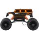 Дистанционно управляема количка Rock Climber черна/оранжева