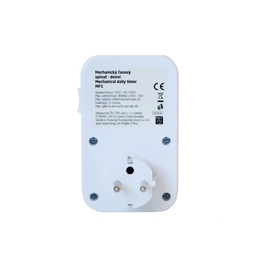 Дневен механичен таймер 16A/230V