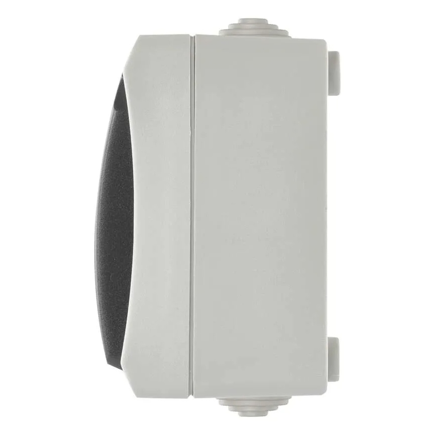 Домашен превключвател променлив ток № 6 с контакт 250V/16A IP44 сив