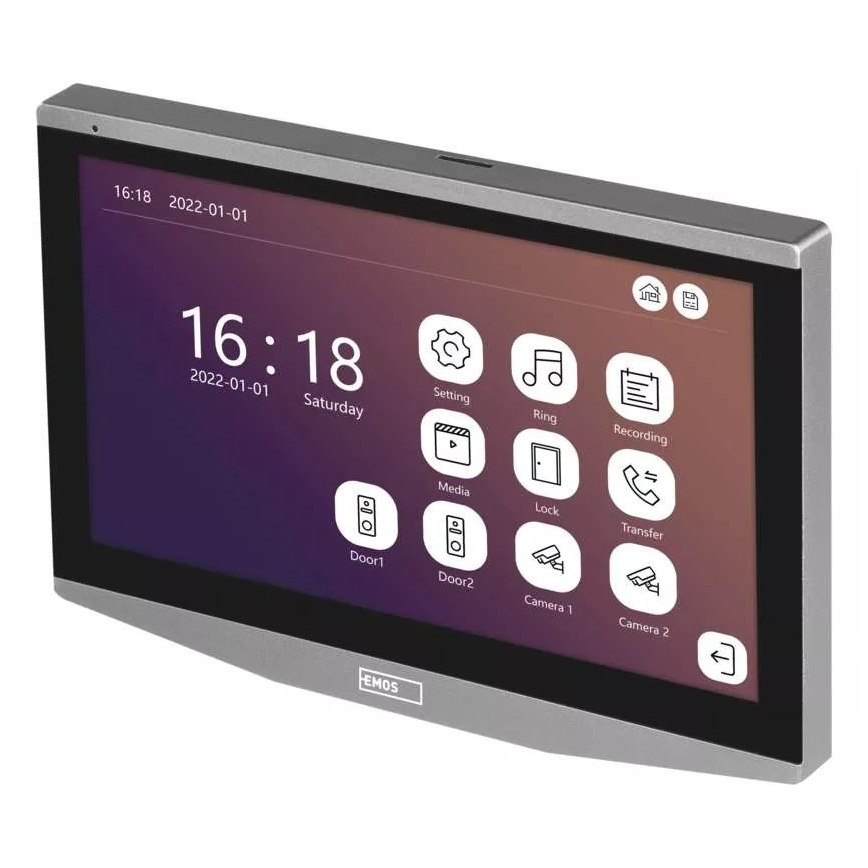 Допълнителен монитор за видеозвънец GoSmart 12V Wi-Fi Tuya