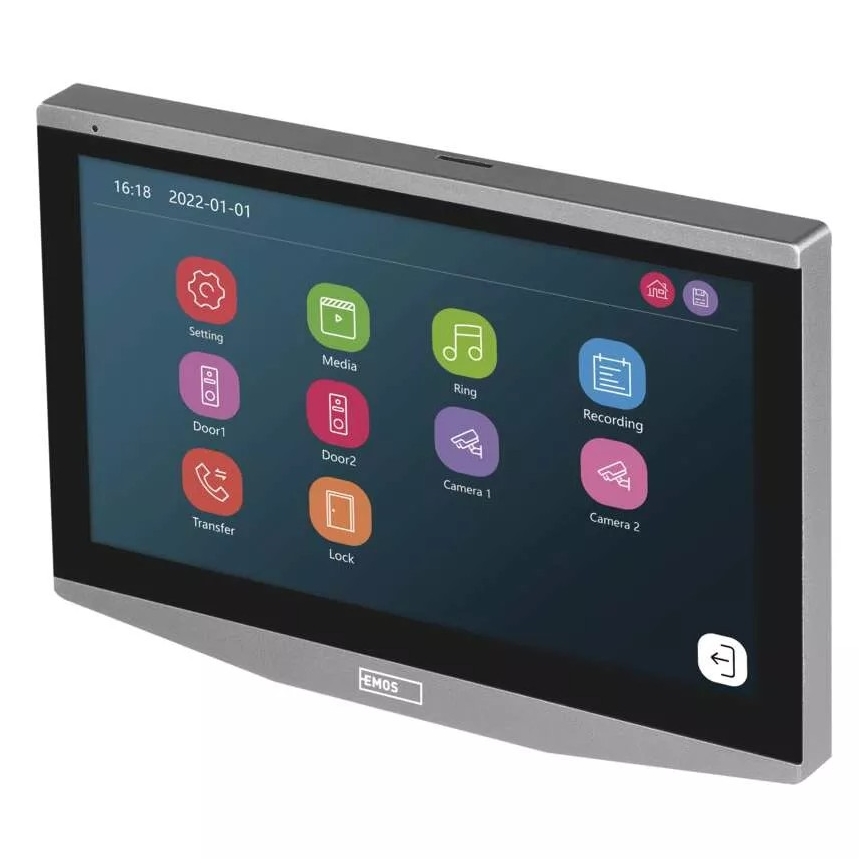 Допълнителен монитор за видеозвънец GoSmart 12V Wi-Fi Tuya